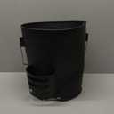 Ash Bucket - 4.75-Gallon Metal Bucket with Lid and Shovel for Fireplace or Firepit Ashes - Heat Resistant Fireplace Tools by Pure Garden (Black)