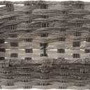 Gray Wash Split Rattique Shelf Tote 1 Pack Size 10 x 13.5