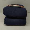 Modavari 1 Full/Queen Comforter 100%Cotton, Navy