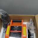 Portable Trailer Winch 3500lbs, Reversible Electric Winch 12V DC, Power-in, Power-Out and for Boats Up To11000 lbs with Nylon Rope, Wireless Remote Control and Hand Crank