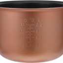 ABOOFAN Rice Cooker Inner Pot Replacement, 5L/10 Cup Non-stick Aluminum Alloy Cooking Bowl Insert for Multi Cooker, Easy to Clean