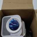 Smart Mini Projector 320ANSI Native 1080P 4K Support with Official Apps, Portable Projector with WiFi and BT for Home Theater/Outdoor/Bedroom HY320 NTV (White)