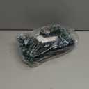 LED Christmas Net Lights Outdoor Decorations for Bushes,144LED 6ftx6ft Connectable Green Wire Net Christmas Lights for Outdoor Indoor Yard Mesh Shrub Tree Decor, UL Certified(Warm White)