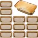 12 Pcs Mini Bread Loaf Pans Nonstick Small Loaf Pans for Baking 6.1 x 3.3 x 2.1 Inches Small Banana Bread Tins Tiny Meatloaf Pan Carbon Steel for Oven and Baking