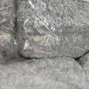 OLANLY Bathroom Rugs Sets 4 piece, Soft Microfiber Bath Mat, Light Grey, 30" X 20" + 24" X 16" + 24" X 20" + 17.5" X 15"