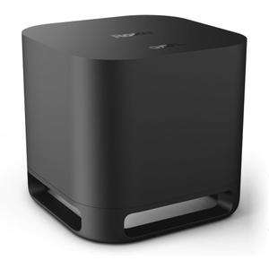onn. Roku Wireless Subwoofer - 10" Driver with 150W Peak Power for Enhanced Home Theater Bass 