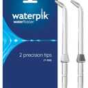 Waterpik Genuine Precision Tips Replacement for Water Flossers (Formerly Classic Jet) Refill Heads Nozzles, JT-100E, 2 Count (assorted colors)