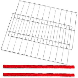 WPW10550642, W10550642 Oven Rack, Compatible with Whirlpool WFG505M0MS, WFG32000MS Replacement Parts, Compatible with Amana Series AGR3130BAW, AGR4230BAB, 304 Stainless Steel, 25"L x 15"W. 2 Pcs