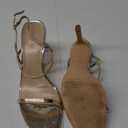 Modatope Womens Sandals Open Toe Strappy Sandals Ankle Strap High Heel Sandals for Women (7.5, A-gold)
