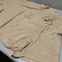 Mafulus Women's 2 Piece Outfits Sweater Sets Off Shoulder Knit Top Shorts Matching Suits Cute Pajama Lounge Set (Large, Khaki)