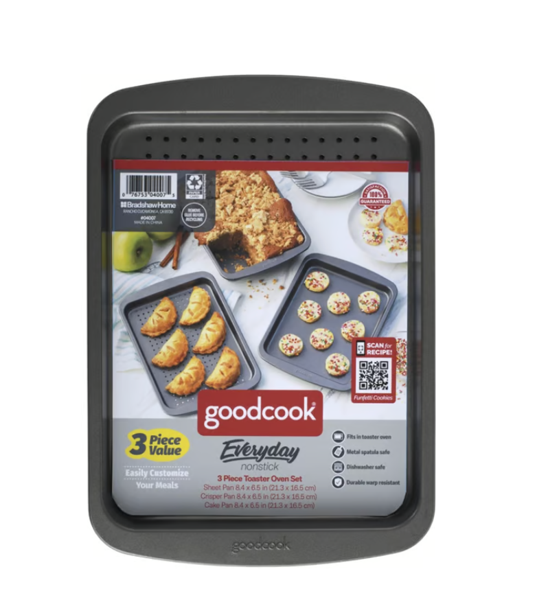 GoodCook 3-Piece Toaster Oven Set
 2pc
