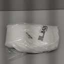 ALYVIA SPRING Long Fabric Shower Curtain Liner Waterproof - 72" x 74", Soft & Lightweight Longer Shower Curtain with Magnets, Machine Washable - 72x74, White