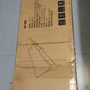 REDCAMP Portable Bar Table, Pop Up Folding Mobile Bar Bartender Table with Carry Bag for Events, Party, Camping, Tradeshow, Exhibition, Easy Setup, Black, 82"x33"x15"