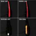 Huray Right LED Tail Light Fit for Cadillac Escalade 2015-2020 RH Taillight Rear Brake Lamp Assembly OE Style Accessory Replacement for GM2801277 84214004 (Passenger Side)