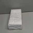 PurpleEssences Set of 12 Hemstitch Cloth Dinner Napkins 100% Cotton - Soft Durable Washable - Ideal for Wedding Spring Easter Summer - Perfect Everyday Use Table Linen 18x18 - White
