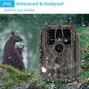 GardePro A50 Trail Camera (Non-Cellular, Non-WiFi), Enhanced Low-Light Performance, True 4K Video, 0.1s Trigger, 100ft No-Glow Night Vision, Motion Activated Wildlife Camera