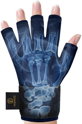 highco Hand Ice Pack Cooling Ice Glove for Pain Relief,Hot&Cold Therapy Hand Wrist Ice Pack Wrap for Arthritis