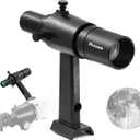 Astromania Finder Scope, 6x30 Straight-Through Correct Image Optical Finderscope for Astronomy Telescope with Crosshair and Bracket, Fully Multi-Coated Telescope Finder - Upright & Non-Reversed Image