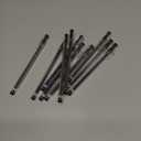 XFasten Extra Fine Point Pens 0.38mm 24-Pack Japanese-Style Fine Tip Gel Ink Ballpoint Pen Black, Smooth Ink Flow, Smudge-Free, Quick-Drying, No Smear for Journaling, Note-Taking, Office, and School