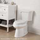 Mayfair Cassel Slow Close Toilet Seat, Easy Clean, Non Slip Premium Wood Seat, Easy Install, Made in USA, Elongated, Biscuit