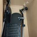 Wheelchair Elevating LegrestsWheelchair Legrest AssemblyPadded Calf PadsUniversal Wheelchair Replacement PartsBlack1 Pair(Black+Leg pad)