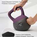YOTTOY Soft Kettlebells, 25 lb kettlebell with Anti-Slip Base & Impact-Resistant Design - Perfect for Strength Training Kettlebells Weightlifting, Personal Training