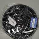 TOBYTO Slow Feeder Dog Bowls Large Medium Breed,Anti-Choking Slow Eating Dog Food Bowl,Non Slip Pet Slower Food Feeding Bowls Large Puzzle Slow Feeder Bloat Stop Maze Dog Dishes,Black