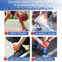 Copper Ankle Brace with Adjustable Compression Bandage, Ankle Support Compression Sleeve for Men & Women, for Foot Pain, Sprained Recovery, Achilles Tendonitis, Sports Protection(Magenta XL) (Medium, Yellow- black)