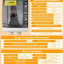 SPA Panel Disconnect GFCI Switch, 50A Circuit Breaker Box with Surge Protection, IP66 Weatherproof Circuit Breaker Switch for Hot Tub, Swimming Pools, Not Compatible with 4-Wire