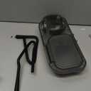 Universal Stroller Snack Tray, 3-in-1 Cup Holder Tray with Clamp & Silicone Arms Grip & Detachable Silicone Tray, Stroller Tray Attachment for Toddler & Kids, Snacking On The Go