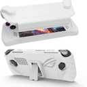 Upgraded Ultra Slim TPU Protective Case with Front Cover Compatible with ASUS ROG Ally, Shock-Absorption, Non-Slip and Anti-Scratch Design Cover Protector (White)