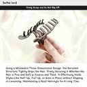 Hair Clips For Women, 5-Inch Matte Matte Claw Clips For Thick Hair and Thin Hair, Strong Hair Grabbing Ability and Stylish Appearance