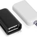 2 Pack AUX to 3.5mm Audio Adapter Not Universal AUX to USB Adapter Audio Cable USB A Female 3.5mm Male Audioes Converter Jack Plug for USBs Flash Drive Car CD Player Only Work for Car Auxiliary Port