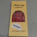 8 inch Gradual Spiral Color Taper Candles Set of 4 Pack Tapered Candle, Tall Candlesticks,for Dinner Party Wedding, Holiday Spring,Home Decor,Kitchen Decor (4, Purple Series, 8inch)