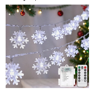 Christmas Decorations Lights, 8 Modes Timer with Remote 33 Ft 100 LED Battery Operated Fairy Lights Waterproof for Bedroom Patio Room Garden Party Home Xmas Tree Decor Indoor Outdoor, White