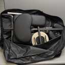 BestMassage Portable Massage Chair  Foldable Tattoo & Spa Chair with Adjustable Face Cradle, High-Density Cushion, Lightweight Frame & Carry Bag, Black