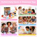 FUFUSQUISHY 30Pcs taba Squishy Toys Party Favors for Kids 4-8 8-12 Silicone Stress Relief Fidget Toys Treasure Box Classroom Birthday Xmax Gifts fufu Squishy