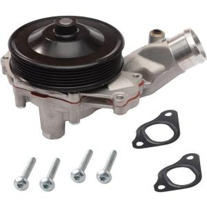 TUCAREST LR033993 Water Pump Kit w/Gasket (For 3.0L 2995cc/5.0L 5000cc) Compatible With 17-20 La-nd Rover Discovery, 10-16 LR4, 10-19 Range Rover Sport, 18-19 Velar [# 144-2060 LR097165 131-2464]