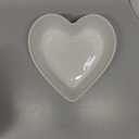 Tioncy 3 Pcs Heart Shaped Ceramic Bowls Valentine's Day Salad Bowls 5 Inch Love Heart Appetizer Plates, Dessert Snack Dishes Gifts for Valentine's Day Party Wedding Birthday Party Red Pink White