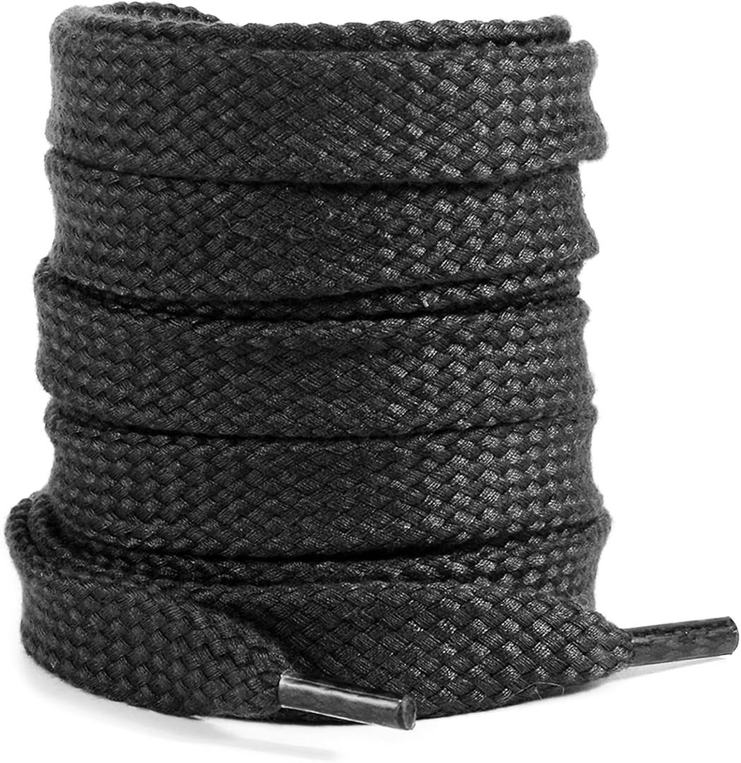 15MM Shoelaces for Mihara Sneakers, Fat Jumbo Flat Thick Polyester Shoe Laces Replacement Strings