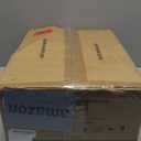 46 Inch Ceiling Fans with Lights and Remote Control, Farmhouse Ceiling Fan with LED Lighting for Bedroom Living Room and Patio, Black Caged Ceiling Fan for Indoor and Outdoor