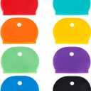 Uniclife 16 PCS 1.3 Inch Large Key Caps Covers Key Identifiers Markers Protectors for Large Thin Flat Key Heads (Not Suitable for Smaller or Standard Keys), 8 Assorted Colors