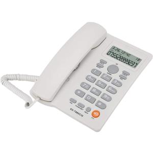 Wendry Corded Telephone with Caller ID, Hands-Free Speakerphone for Home & Office, Wired Desk Phone with Mute Function, Compatible with Landline Service(White)