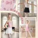 3 Pack Girl's Ballet Skirts | Ballet Skirts, Toddler, Wrap, Dance, Ballerina Dress, Cross over, Pull on, Elastic Waist, Yoga, 2-12 Years (White)