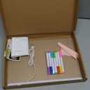 LED Drawing Board – Acrylic Transparent Writing Pad, Dry Erase LED Board with 7-Color Pens | Foldable Stand Drawing Tablet, Educational Art Supplies for Kids Teens Girls Boys Classroom Travel Home