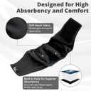 Paw Legend Washable Dog Belly Band Wrap Diapers for Male Dog | High Absorbing Puppy & Doggy Diapers Male (3 Pack,Army,Grey,Navy,Small)