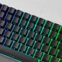dagaladoo Black keycap Set,Shine Through Keyboard caps South Facing, Japanese Style Double Shot PBT Key caps,OEM Profile Custom keycaps for Mechanical Keyboards(only keycap)