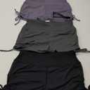 CADMUS Athletic Booty Shorts for Women 3 Pack High Waisted Workout Pro (Medium, Booty Shorts: Inseam 2",black & Grey & Lavender)