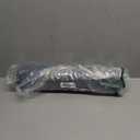 Smiry Front Door Mat Outside Entrance, Heavy Duty Sturdy Natural Rubber Doormat, Trap Dirt and Moisture, Easy Clean Low Profile Mats for Indoor Outdoor Entry, Grid Geometric (29.5x17, Blue)