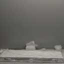 LOTUS & WINDOWARE 2.5-inch Cordless Faux Wood Blind, Plantation Style, 35" Wide x 60" Long, Smooth, Bright White  for Living Room, Bedroom, Interior Door Windows